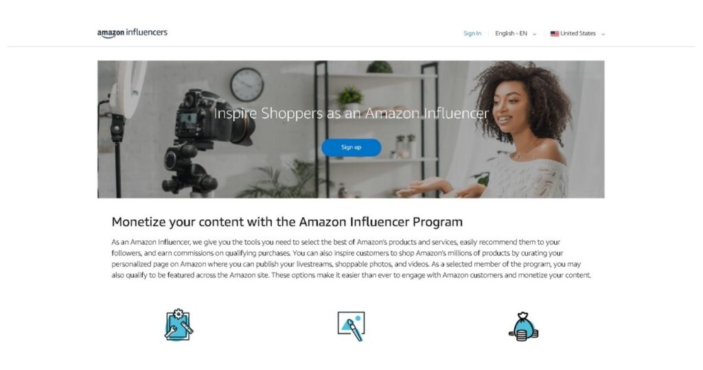 Amazon Influencer Program जॉइन करें